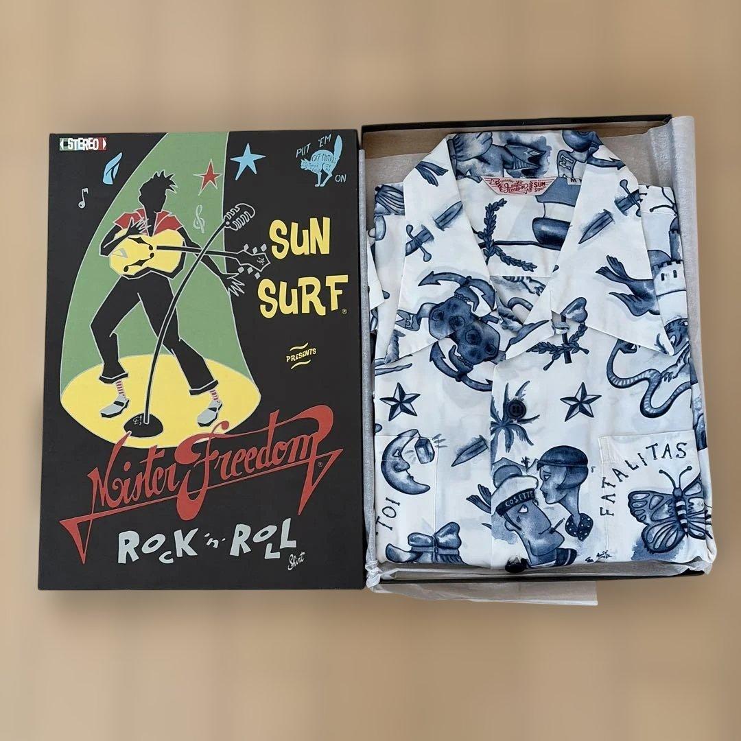 Sun Surf×ミスターフリーダムコラボ アロハシャツ Bribi Shirt