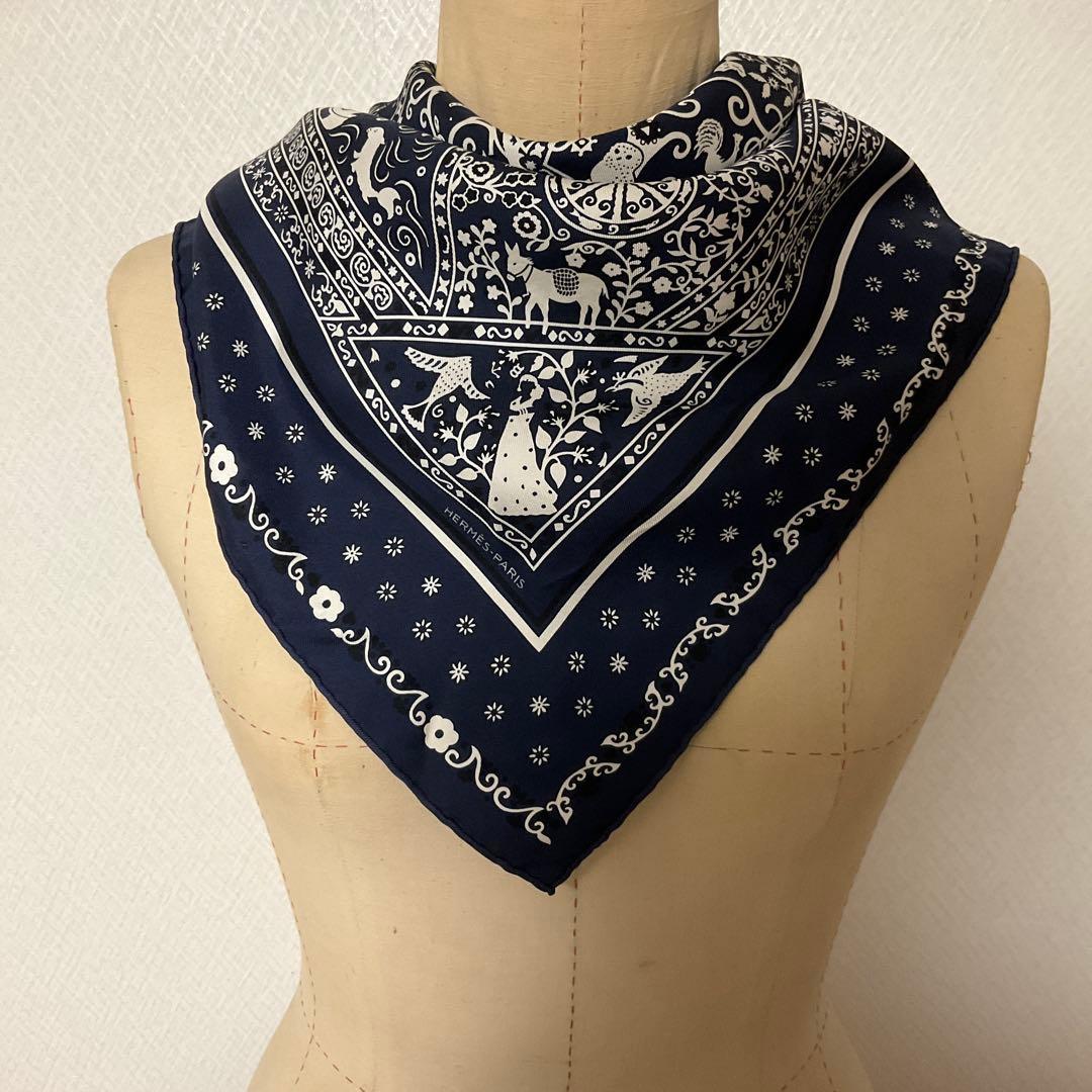 ✨美品✨HERMES エルメス シルク100%