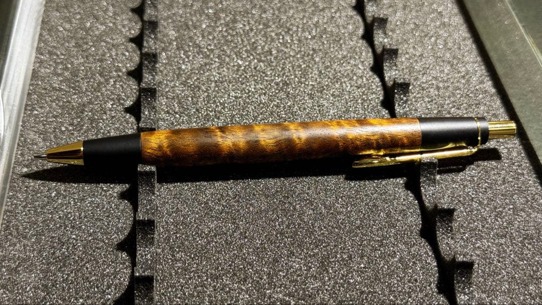 野原工芸 旧型 シャーペン ハワイアンコア ダークカーリー 軸のみ