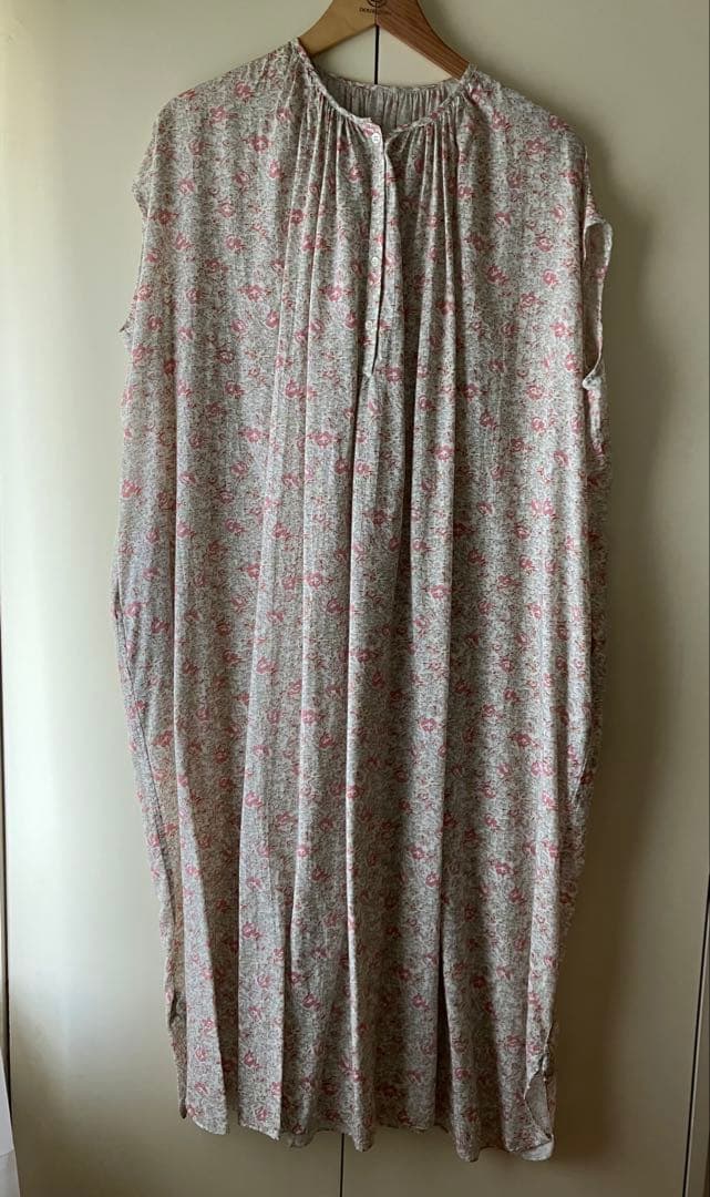 〈nanadecor〉ガーデンローズ ロングワンピース