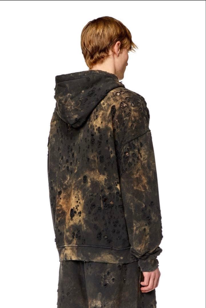 正規品23AW DIESEL S-Boxt-Hood-N9 デストロイドフーディ