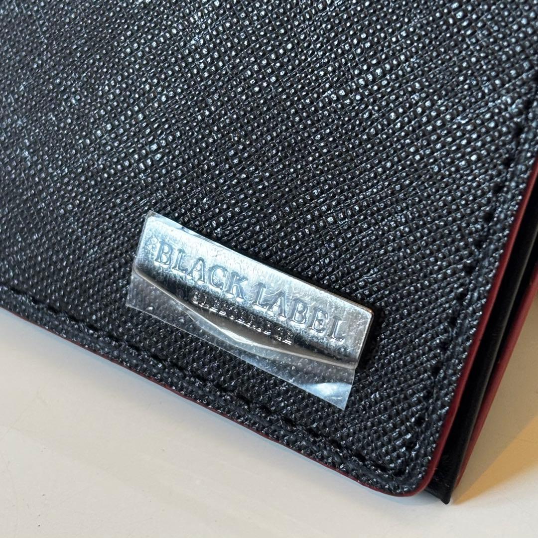 メンズ　3つ折り　財布　バーバリー　ブラックレーベル　クレストブリッジ