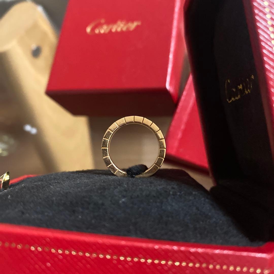 Cartier ゴールド スクエアカットリング