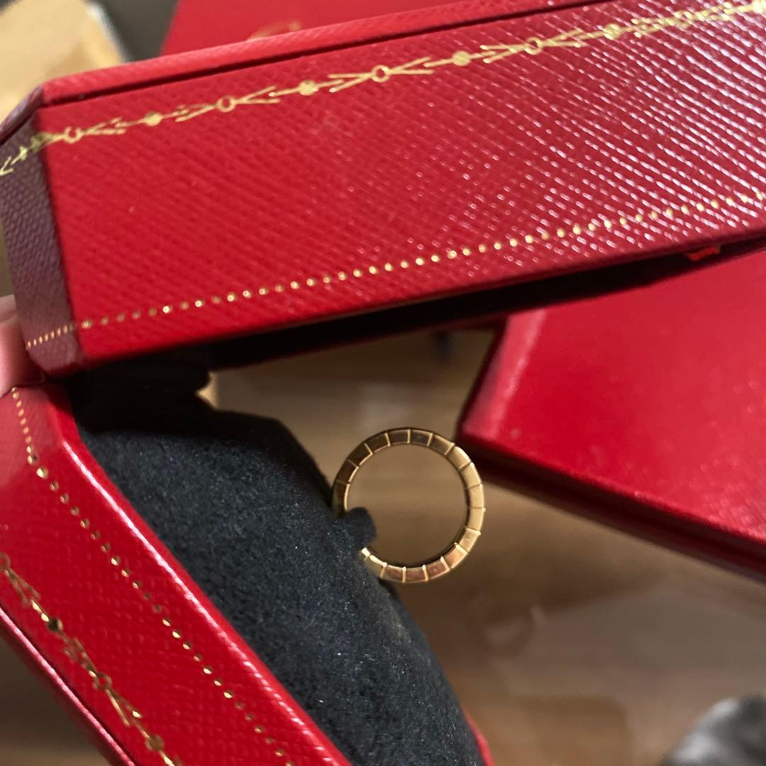 Cartier ゴールド スクエアカットリング