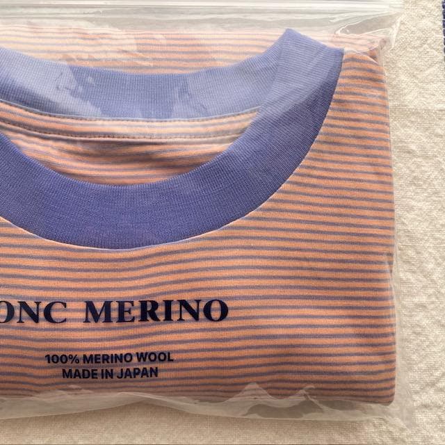 新色サイズ4◆新品ONC MERINOロングスリーブTeeメリノウールカットソー