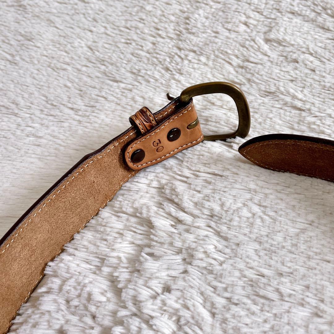 極美品 FUNNY カービングHAND TOOLS & HAND DYE ベルト