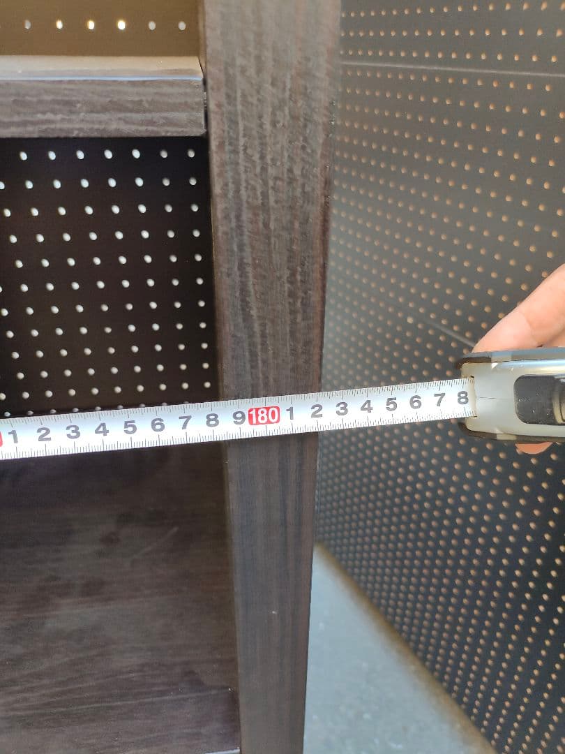 ダークブラウン本棚 引き出し付き