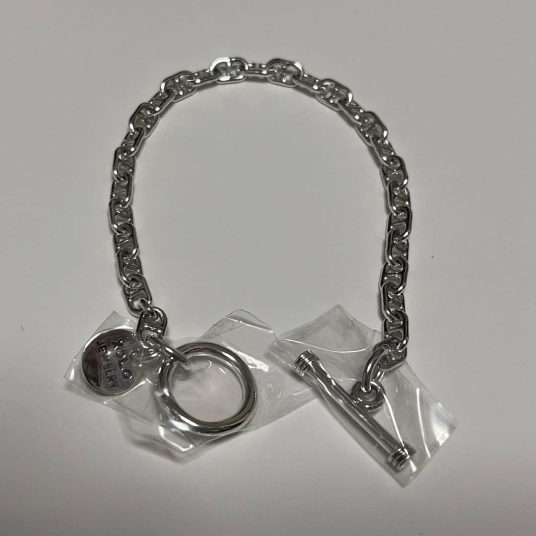 アクセサリー silver 925 Solid Anchor Link Bracelet