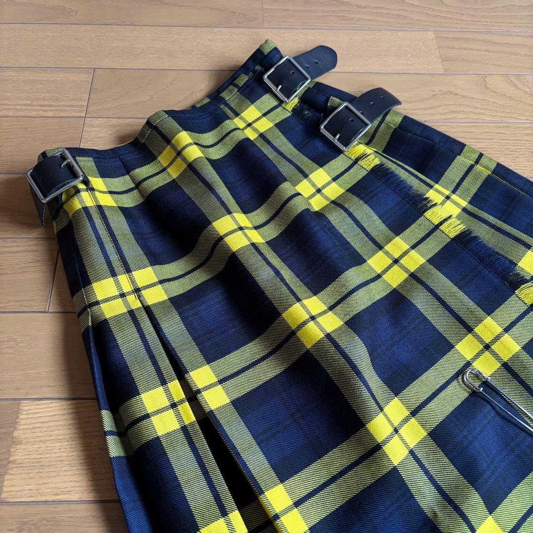 O'NEIL of DUBLIN ウーステッドウールキルトスカート　サイズGB8