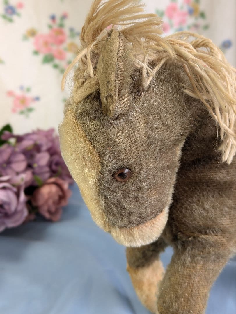 イギリス アンティーク ポニー 子馬 ぬいぐるみ