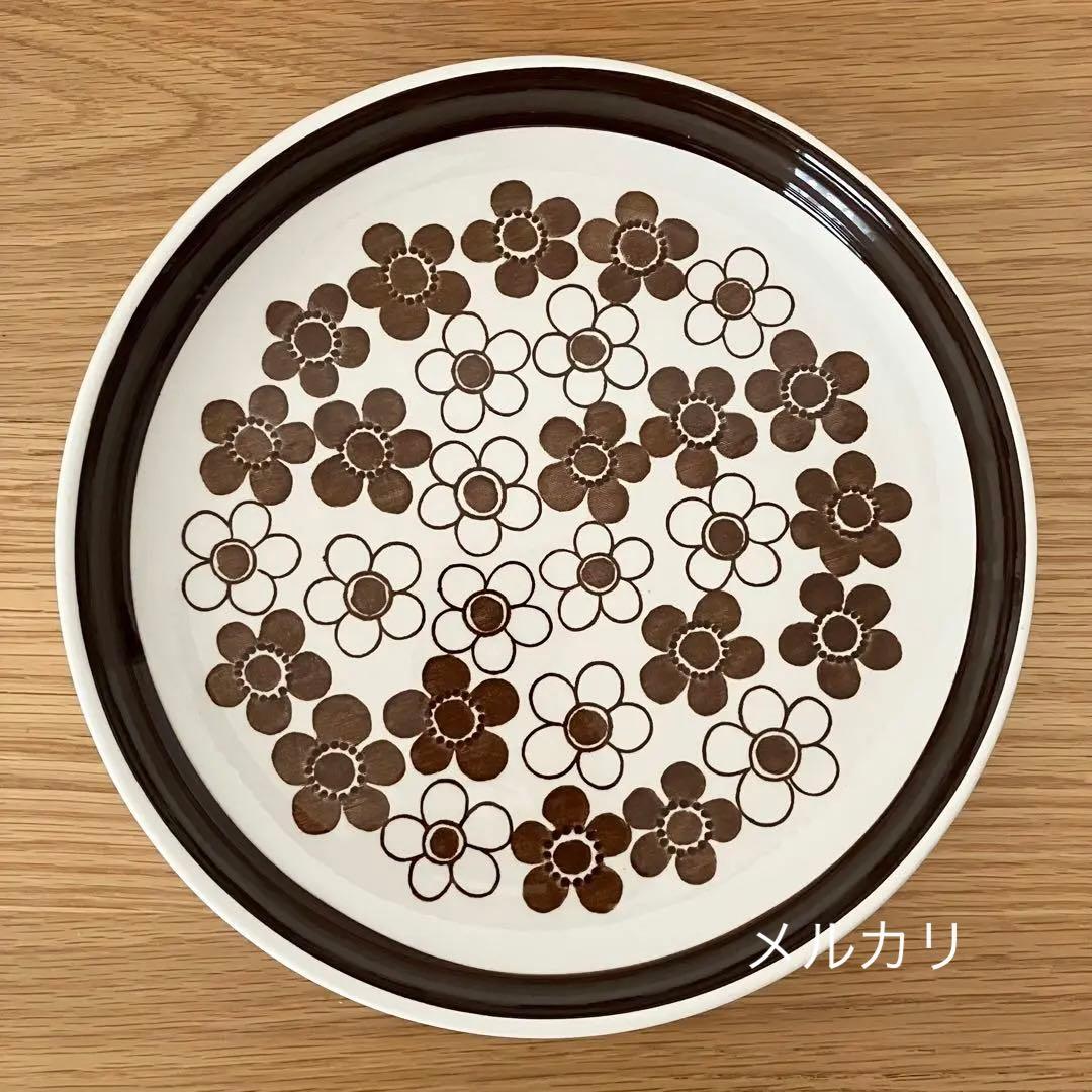 ロールストランド　アネモン　プレート　大皿　アラビア　北欧　ヴィンテージ