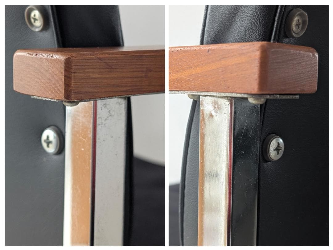 70s ビンテージ オカムラ メタルフレーム アームチェア ミッドセンチュリー