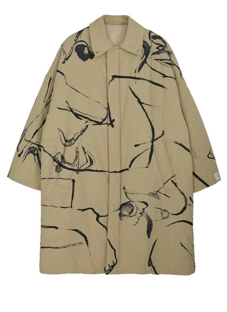 Nハリ　Ameri NUANCE BODY LINE COAT