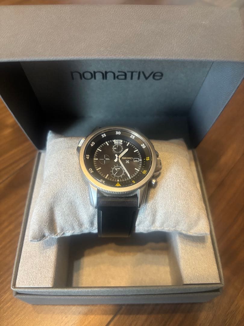 NONNATIVE×SEIKO クロノグラフ TIMEKEEPERウォッチ時計