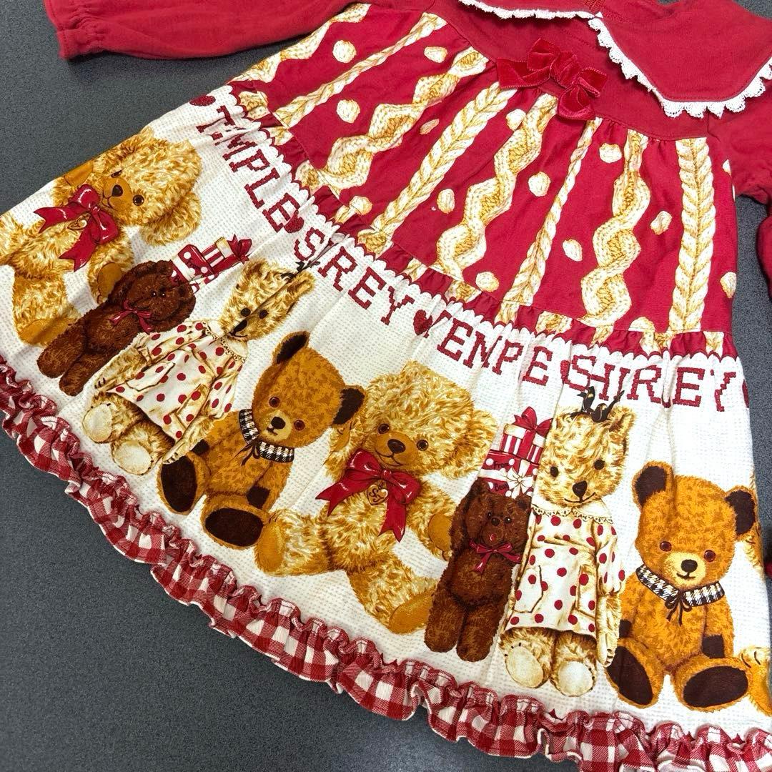 【最終値下げ】ShirleyTemple シャーリーテンプル90 くまワンピース