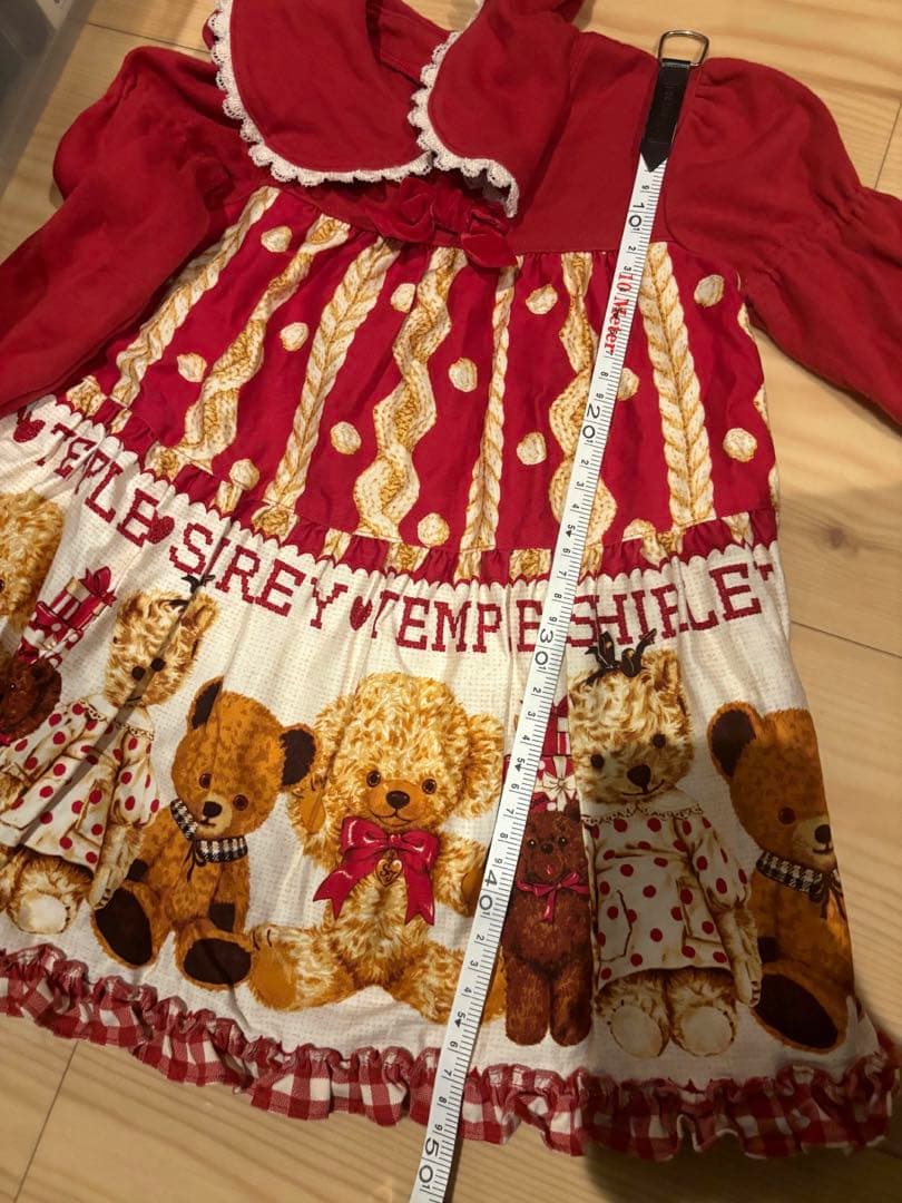 【最終値下げ】ShirleyTemple シャーリーテンプル90 くまワンピース