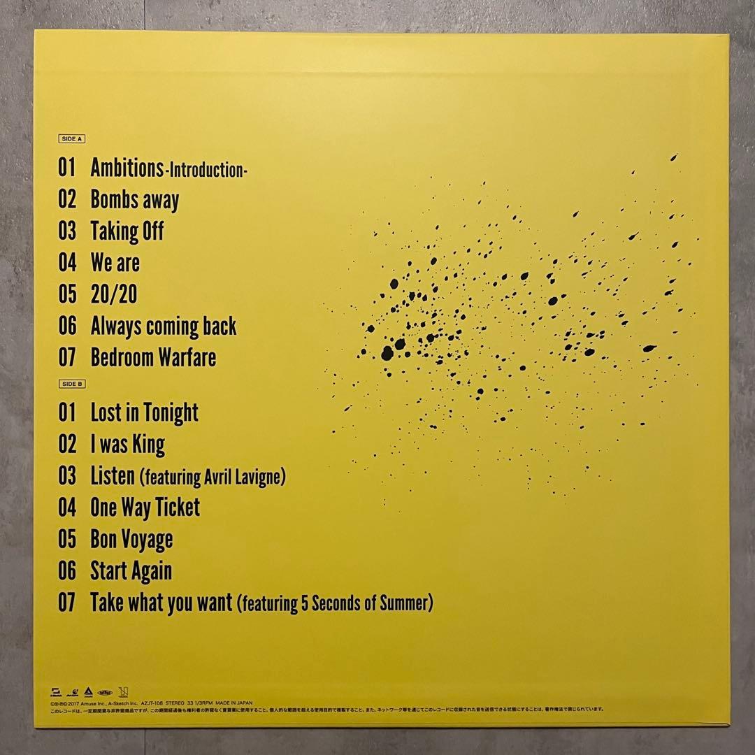 新品　ONEOKROCK ワンオク　レコード　Ambitions