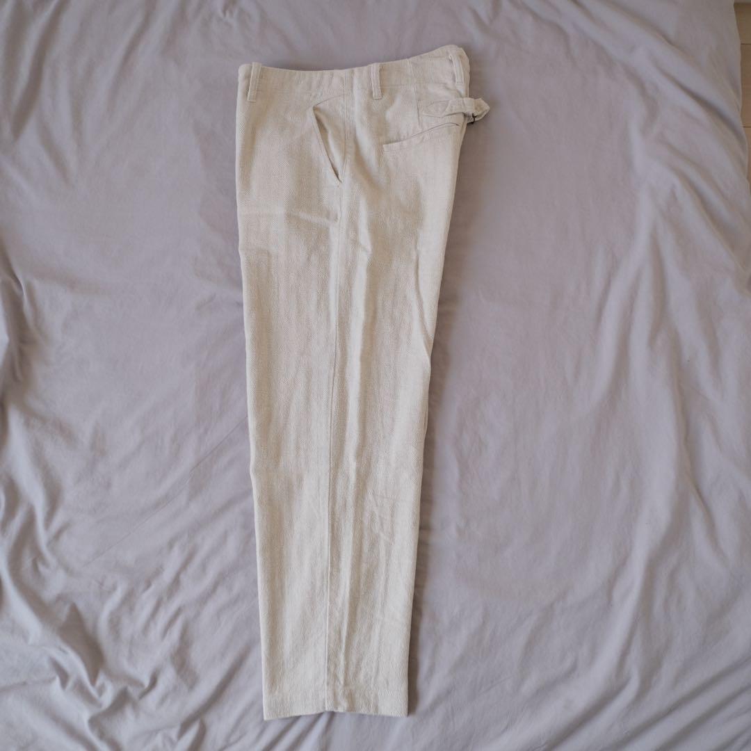 nest Robe CONFECT 日本製 コットンリネンパンツ オフホワイト