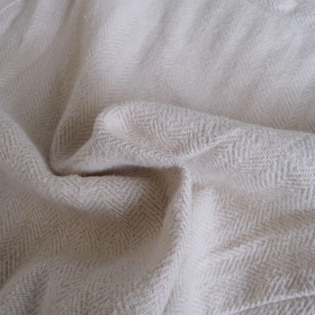 nest Robe CONFECT 日本製 コットンリネンパンツ オフホワイト