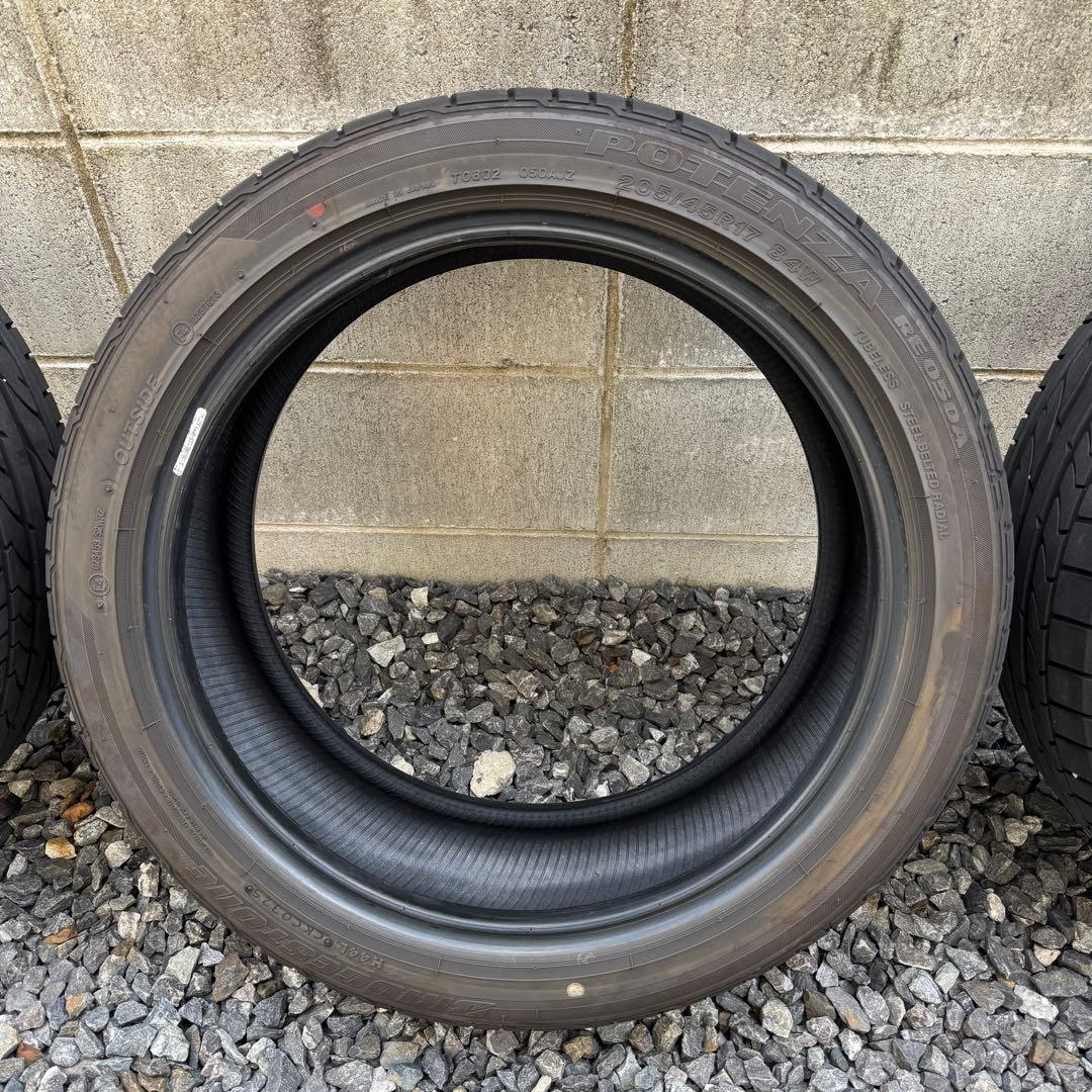 広島17インチ タイヤ BRIDGESTONE ブリヂストン 205/45R17