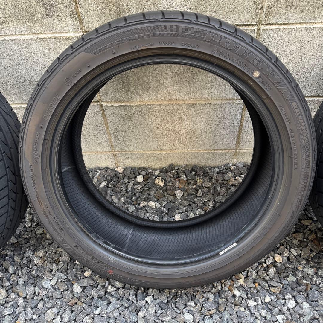 広島17インチ タイヤ BRIDGESTONE ブリヂストン 205/45R17