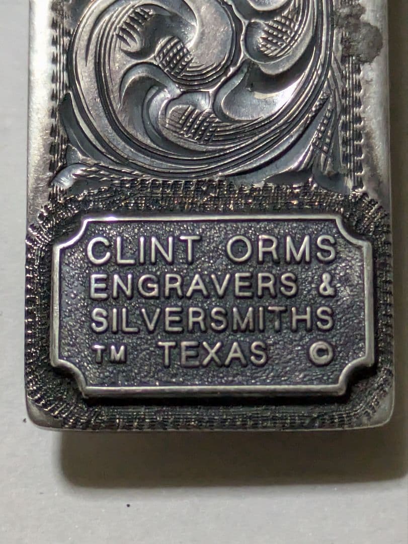 Clint Orms ENGRAVERS&SILVERSMITHバイイー