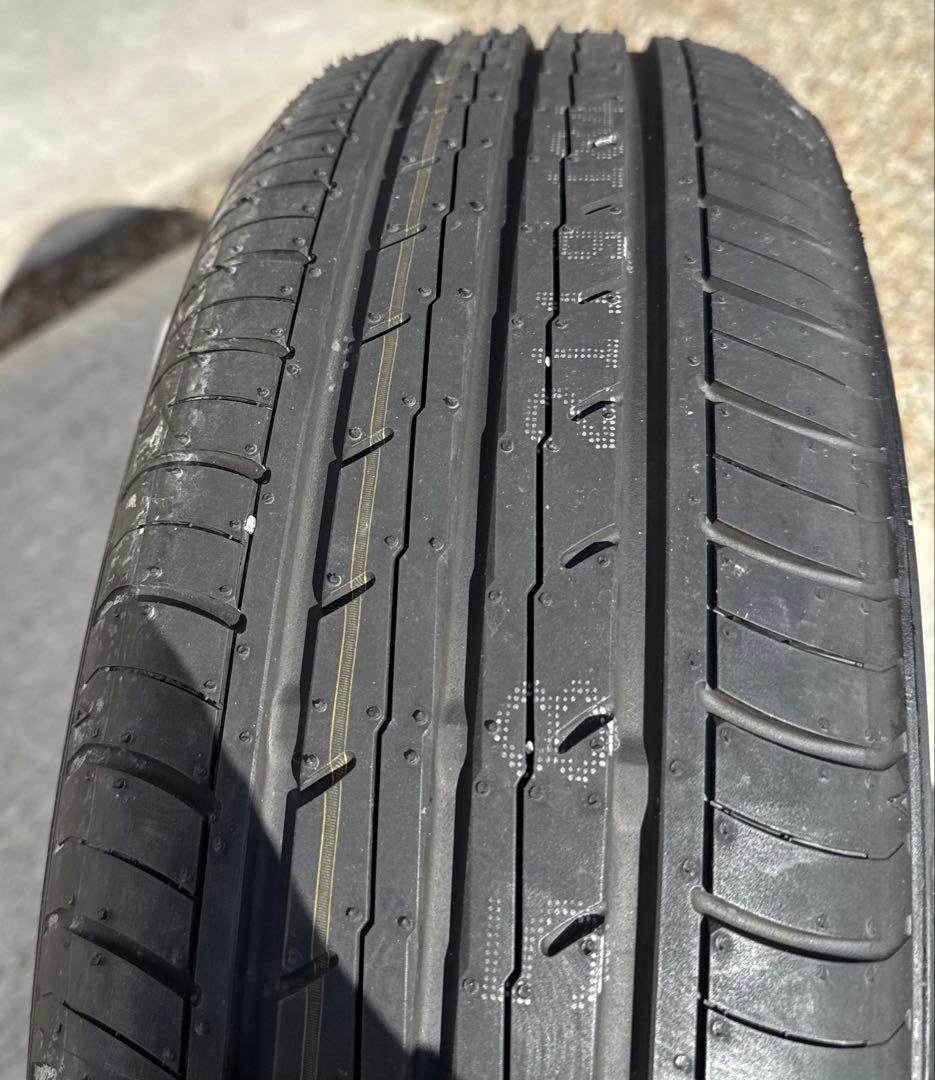 新車外し25年製ヨコハマタイヤ4本セット★スペーシアカスタム★165/55R15