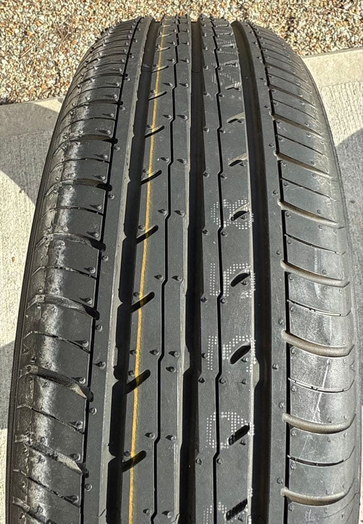 新車外し25年製ヨコハマタイヤ4本セット★スペーシアカスタム★165/55R15