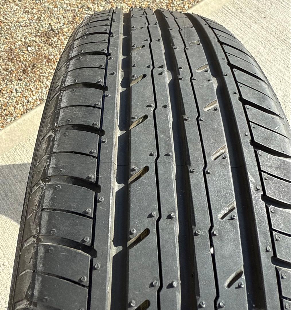 新車外し25年製ヨコハマタイヤ4本セット★スペーシアカスタム★165/55R15