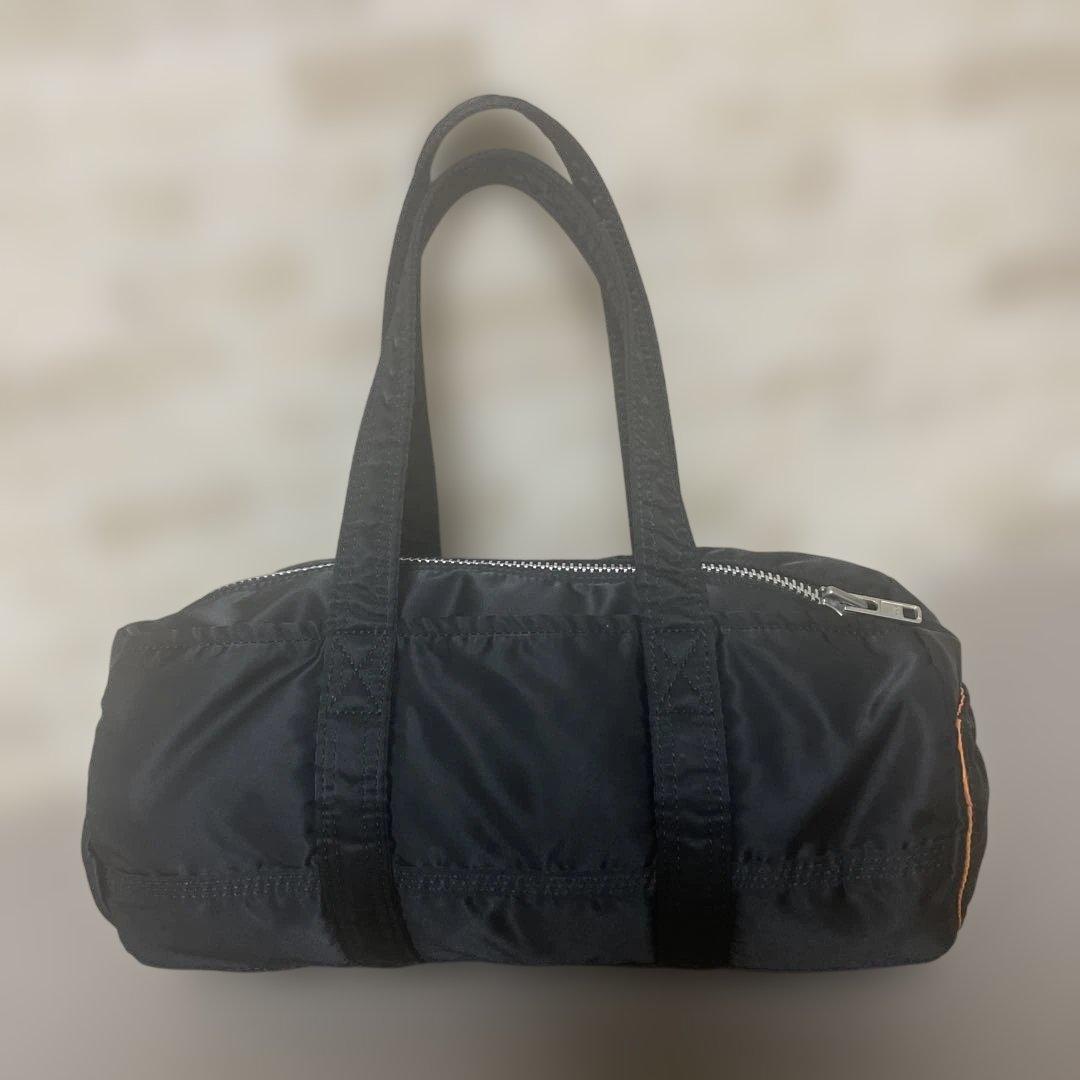 【美品】PORTER TANKER ダッフルバッグ ミニボストンバッグ 黒