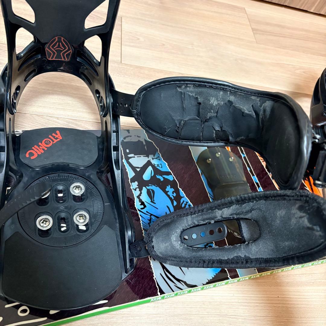 ATOMIC スノーボード 4点セット 板+ビンディング+ブーツ+ケース