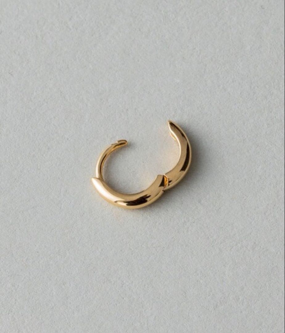 ete ピアス K18YG フープ ピアス レディース