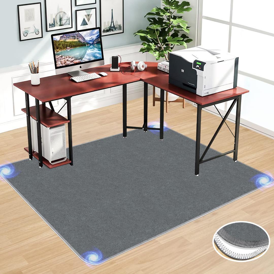 ゲーミング 140cm チェアマット 床保護マットデスク100 カーペット