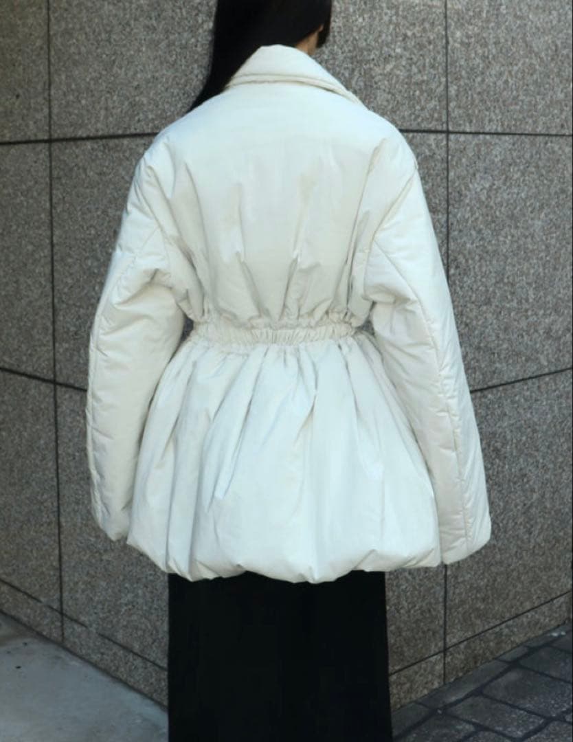 ジャケット・アウター FETICO NYLON PUFFER JACKET IVORY size2