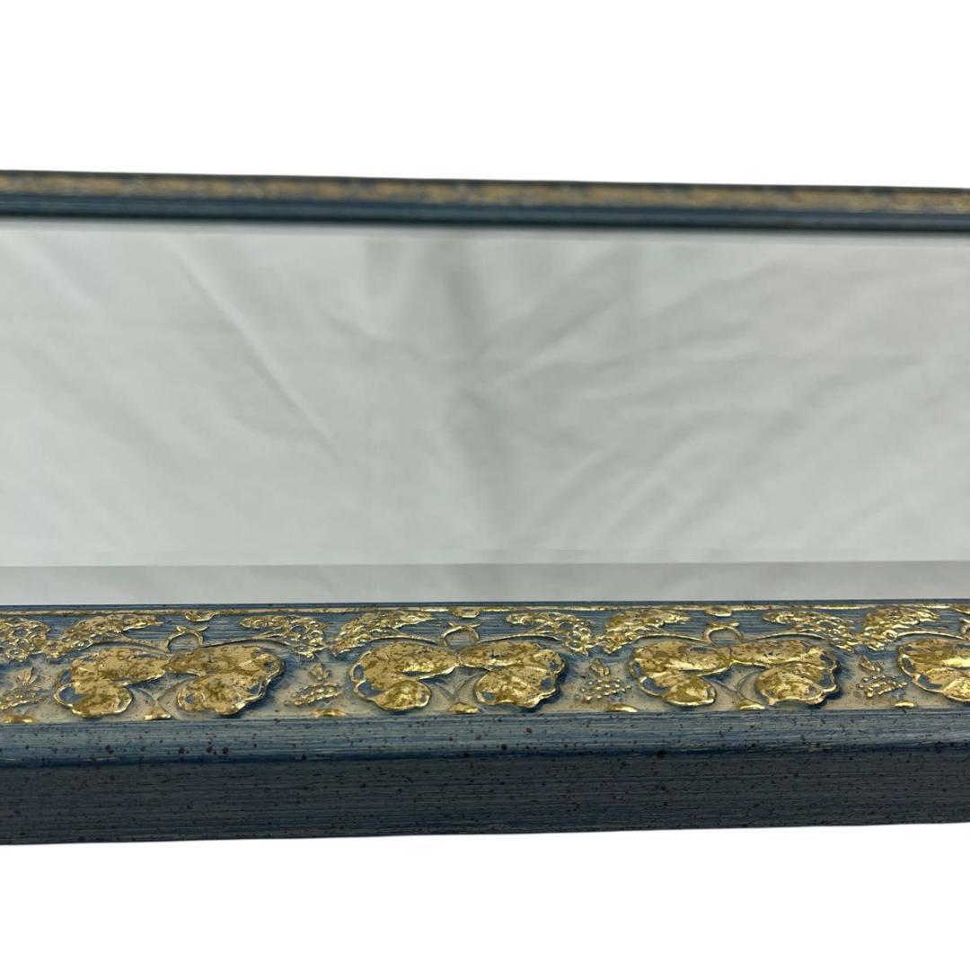 イタリア製 ロココ調 アンティーク ウォールミラー 姿見 鏡 壁掛けミラー