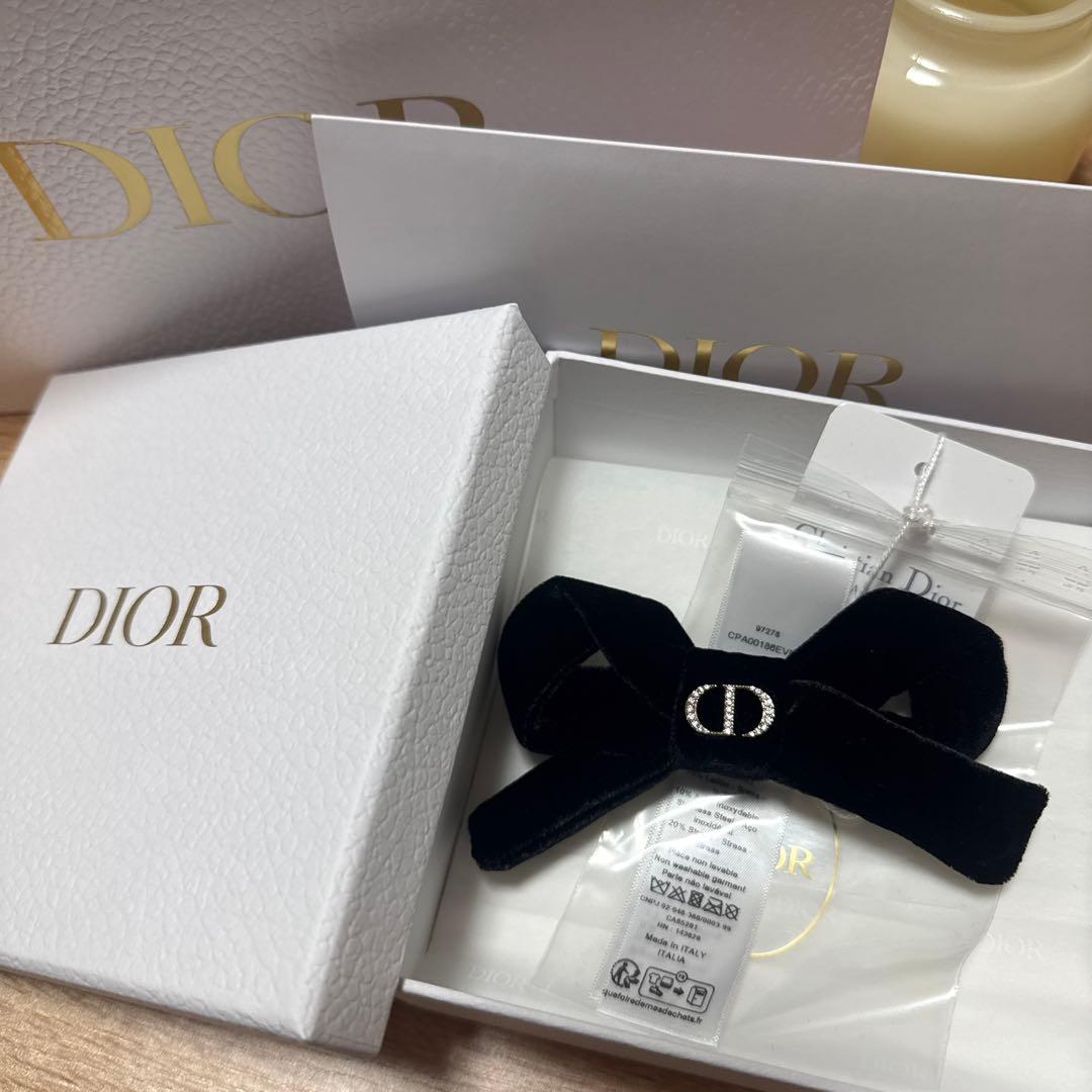 Diorissimo リボンバレッタ　ベルベット