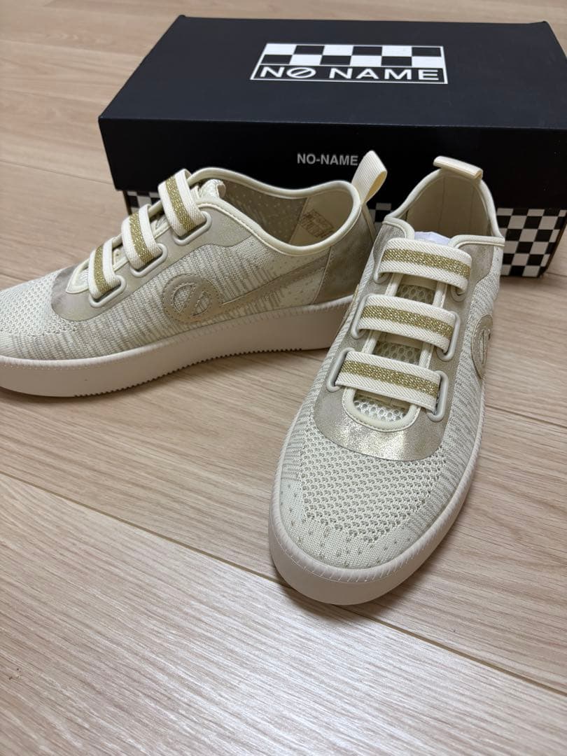 NO NAME アイボリースニーカー