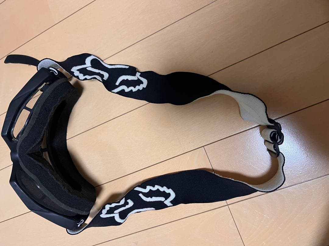 Fox オフロードヘルメット マットブラック ゴーグル付き