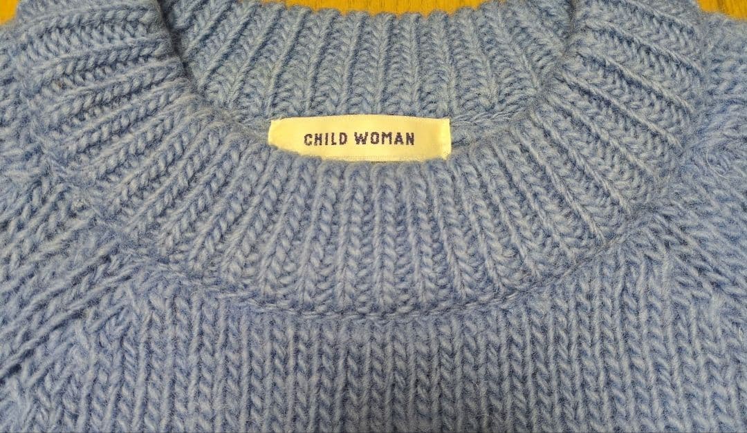 CHILD WOMAN 犬モチーフ ニットセーター Fサイズ