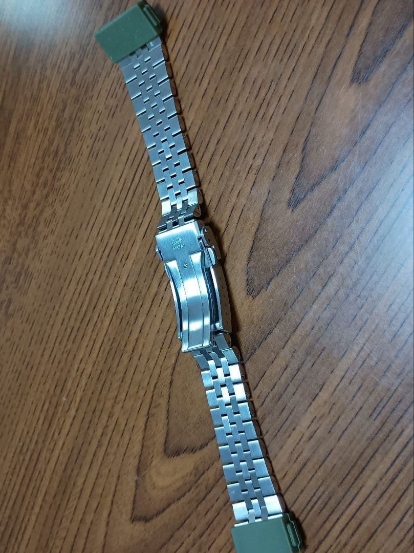 タイコノート 20mm メタルバンド ジュビリー2 ストレートエンド