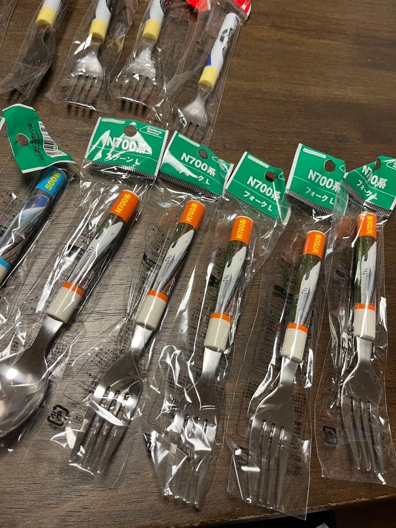 乗り物系　スプーン　フォーク　22本