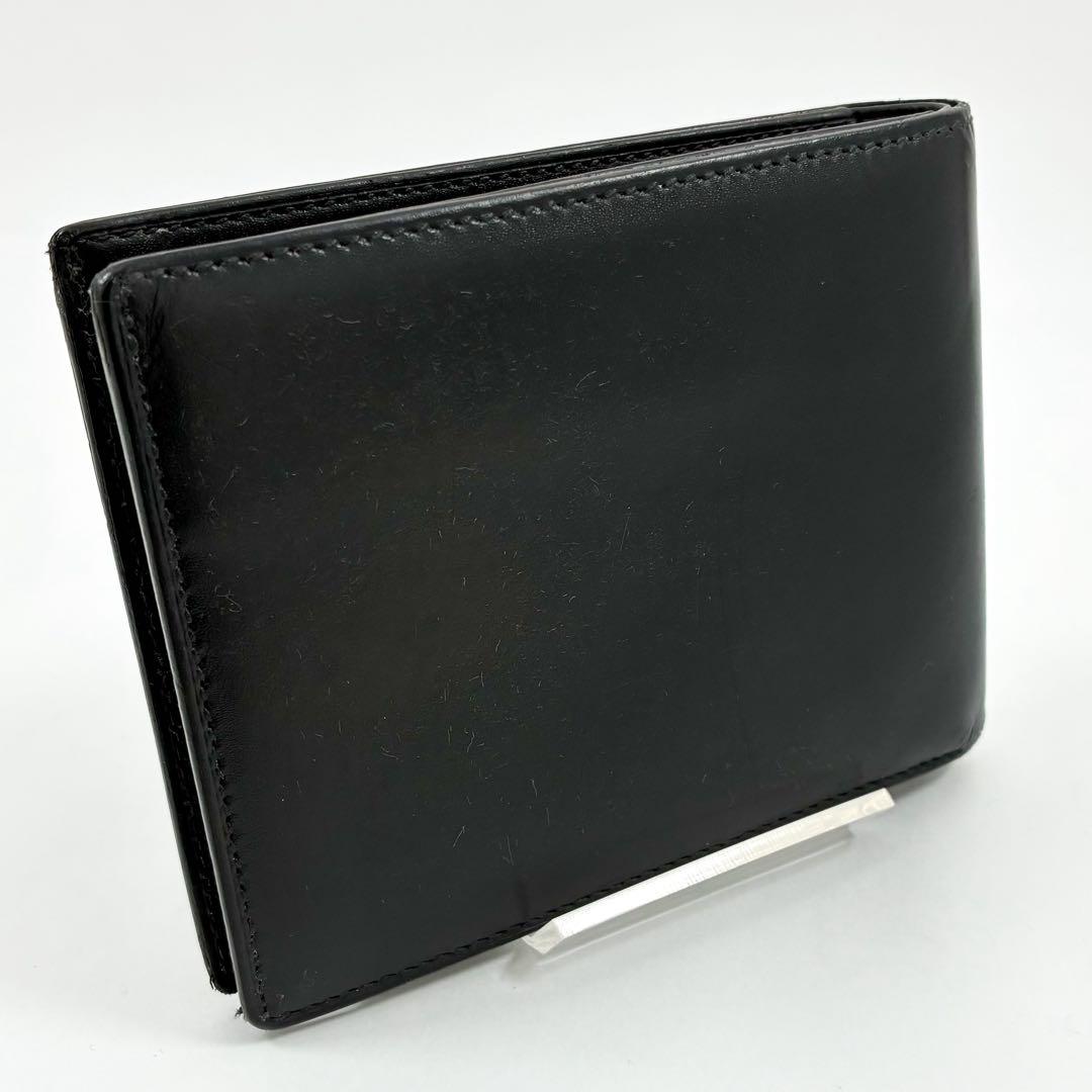 K*K様 Dunhill ダンヒル 二つ折り 財布 ウォレット 黒 ブラック レ