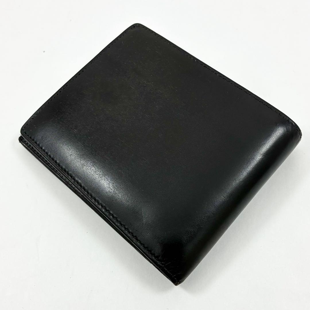 K*K様 Dunhill ダンヒル 二つ折り 財布 ウォレット 黒 ブラック レ
