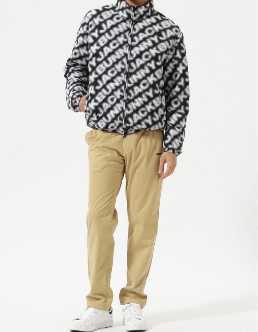 新品 パーリーゲイツ ジャックバニー 薄中綿ブルゾン(6)LL/黒P 最新モデル