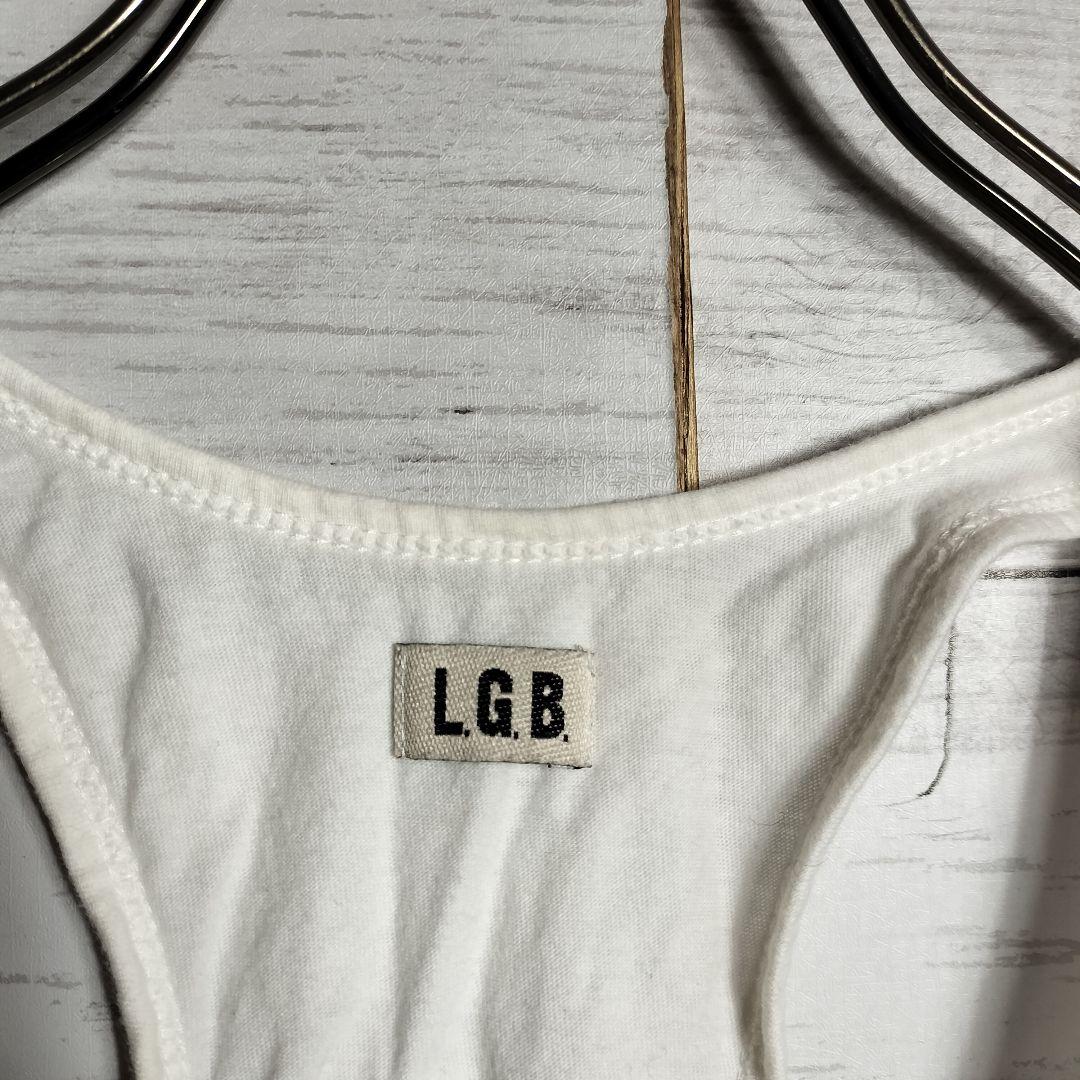 LGB ルグランブルー タンクトップ ノースリーブカットソー 白