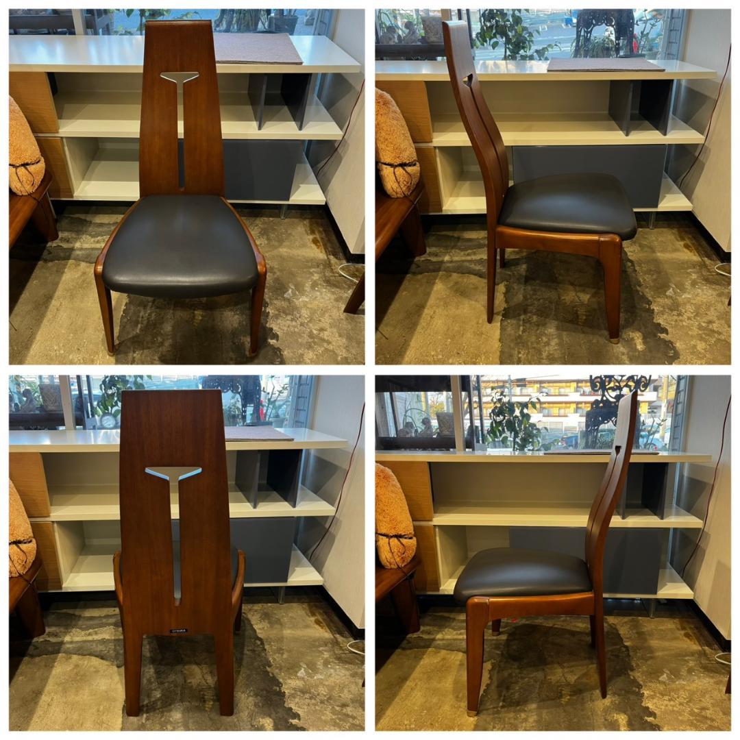 美品【 3脚 】 WeDOStyle 大塚家具 ハイバック ダイニングチェア