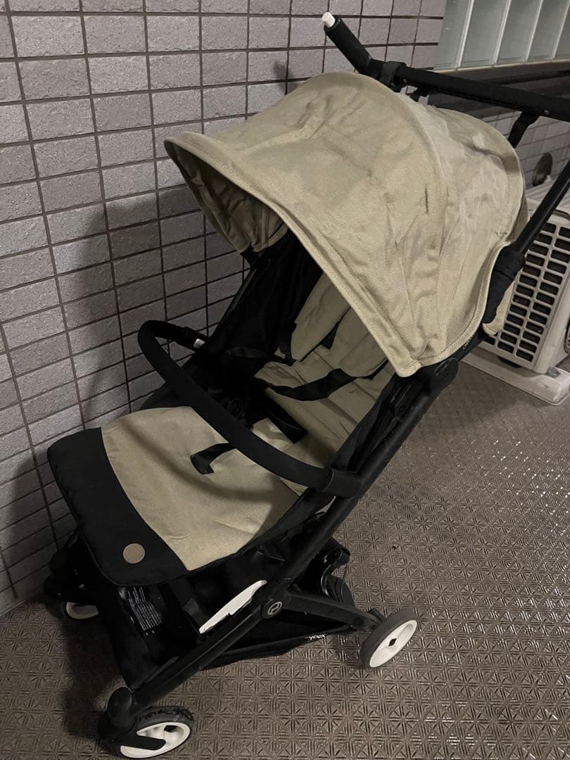 美品　サイベックス　リベル　ベビーカー　クラシックベージュ　専用バンパーバー付き
