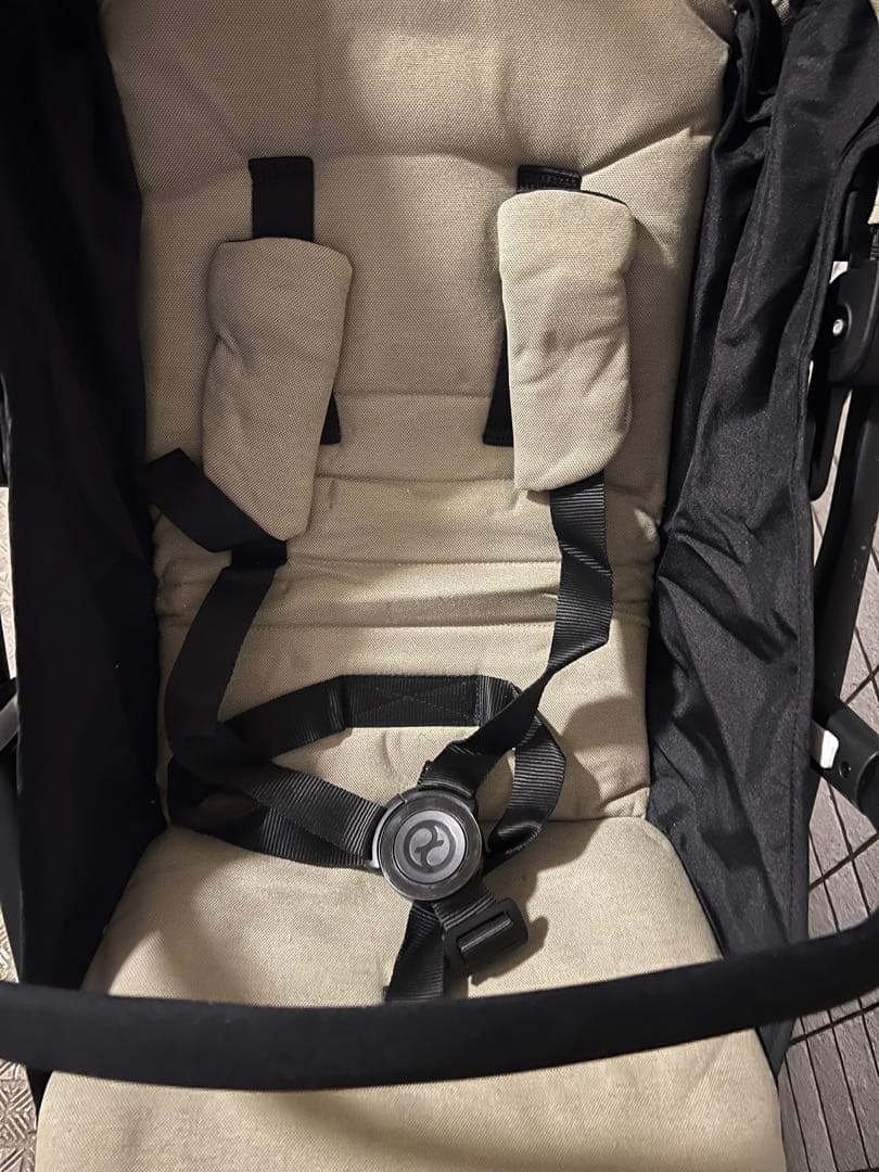 美品　サイベックス　リベル　ベビーカー　クラシックベージュ　専用バンパーバー付き