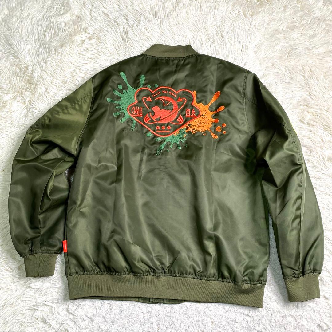 美品✨Nintendo サーモンラン ジャケット スプラトゥーン3 XL カーキ