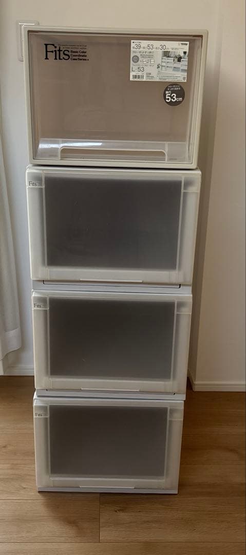 天馬フィッツケース　クローゼット　収納　衣装ケース4点セット